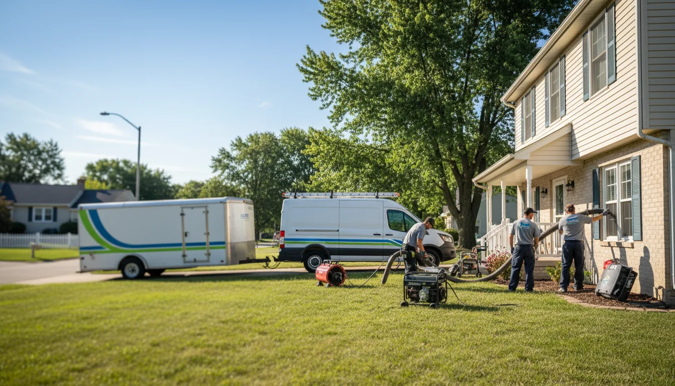 Flooded Basement Restoration And Cleanup With Repair in Paris, IL near me